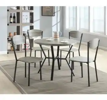 Aaron's 5 - piece blake round dining set offer
