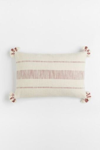 H&M Tasseled cushion cover offer