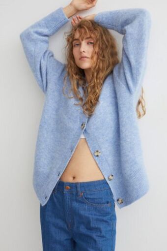 H&M Mohair-blend cardigan offer