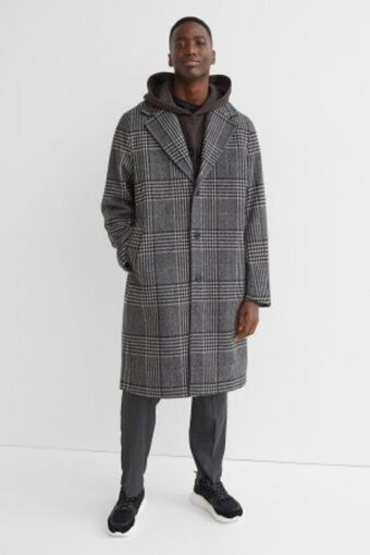 H&M Oversized wool-blend coat offer