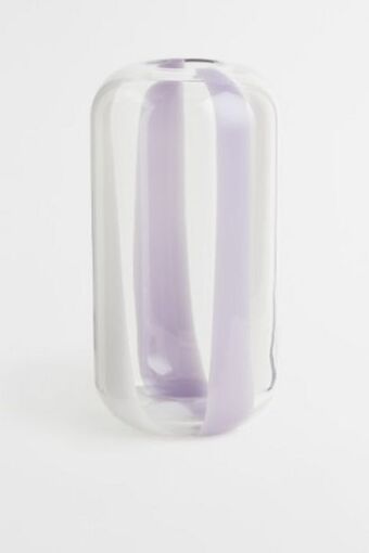 H&M Patterned glass vase offer