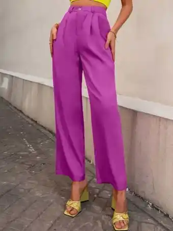 SheIn Plicated wide leg pants offer