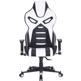 Best Buy ViscoLogic - FORCE Adjustable Ergonomic E-Sports Gaming Chair (Black White) offer