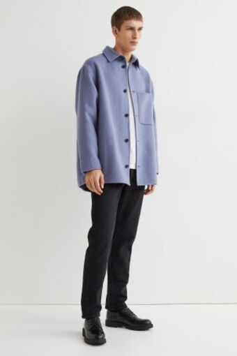 H&M Wool-blend shacket offer