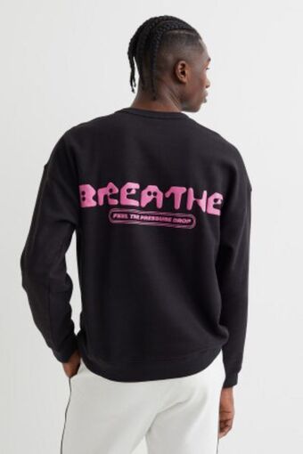 H&M Oversized printed sweatshirt offer