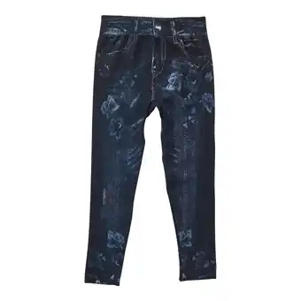 Giant Tiger Monkey Bars Girl's Printed Denim Leggings with Stretch Waistband offer