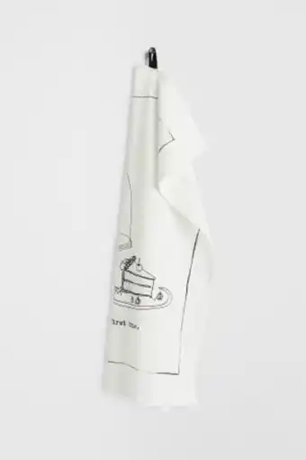 H&M Printed tea towel offer