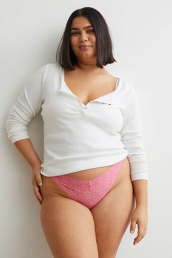 H&M H&m+ 5-pack lace thong briefs offer