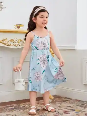 SheIn Toddler girls floral print cami dress offer