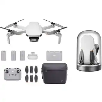 Best Buy Dji mini 2 quadcopter drone fly more combo with charging display base - grey - bilingual offer