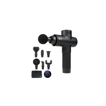 Best Buy Ez-x premium percussion massage gun - 30 speeds - 6 heads - extra quiet - extra power - portable handheld deep tissue therapy offer