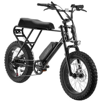 Best Buy Swft zip fat tire electric city bike with up to 59.5km battery life - black - only at best buy offer