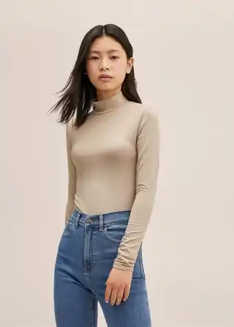Mango Stand collar t-shirt offer
