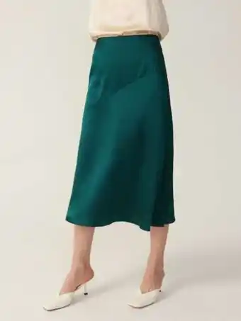 SheIn Motf premium silk grade 6a 22mm flowy skirt offer