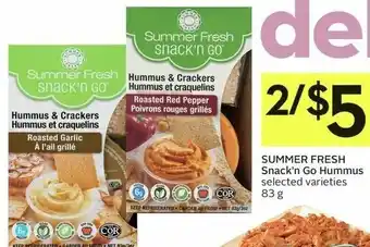 IGA Summer Fresh Snack'n Go Hummus 83g offer