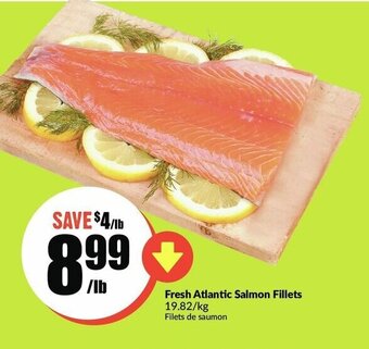 FreshCo Fresh Atlantic Salmon Fillets offer