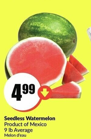 FreshCo Seedless Watermelon offer