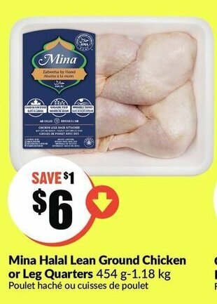 FreshCo Mina Halal Lean Ground Chicken offer
