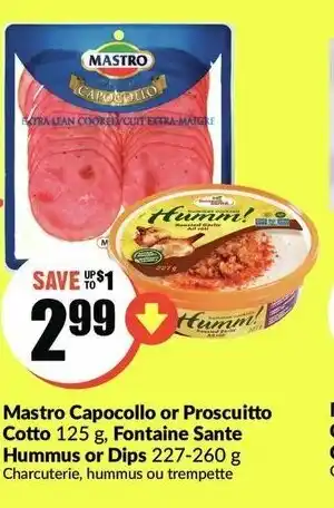 FreshCo Mastro Capocollo or Proscuitto offer