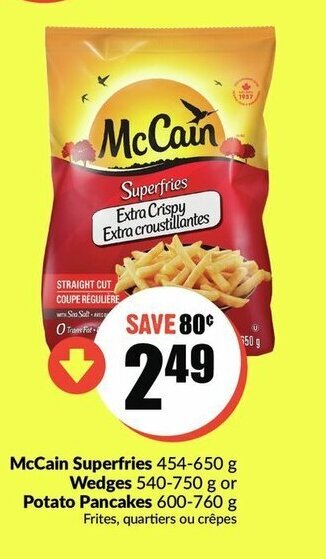 FreshCo McCain Superfries offer