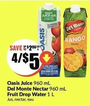 FreshCo Oasis Juice offer