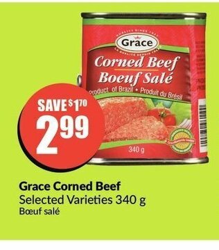 FreshCo Grace Corned Beef offer
