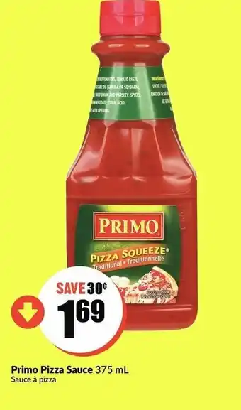 FreshCo Primo Pizza Sauce offer