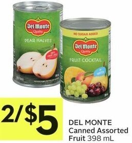 IGA Del Monte Canned Assorted Fruit 398ml offer