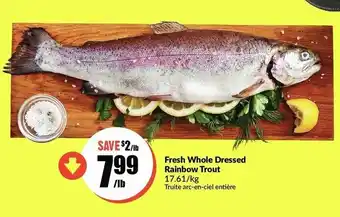 FreshCo Fresh Whole Dressed Rainbow Trout offer