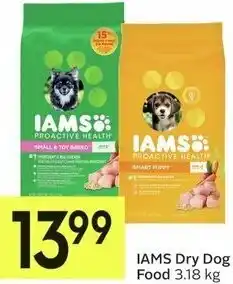 IGA IAMS Dry Dog Food 3.18 kg offer