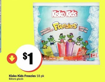 FreshCo Kisko Kids Freezies offer