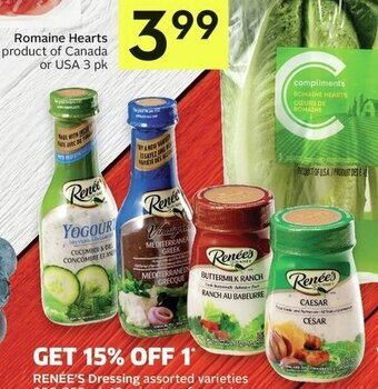 IGA Romaine Hearts offer