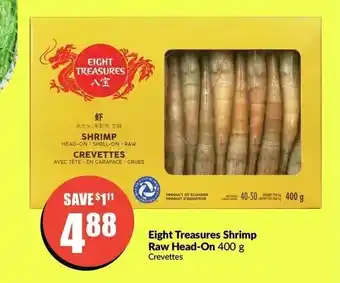 FreshCo Eight Treasures shrimp Raw Head-On offer