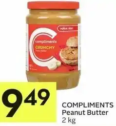 IGA Compliments Peanut Butter 2kg offer