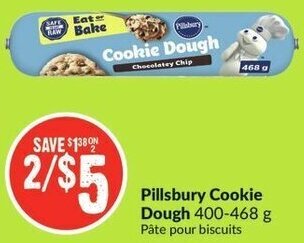 FreshCo Pillsbury Cookie Dough 400-468g offer
