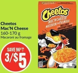 FreshCo Cheetos Mac'N Cheese 160-170g offer