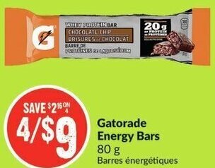 FreshCo Gatorade Energy Bars 80g offer