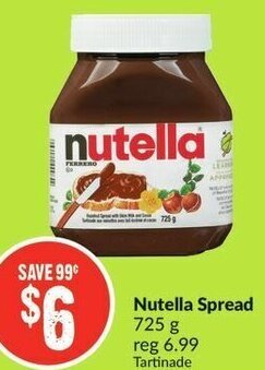 FreshCo Nutella Spread 725g offer
