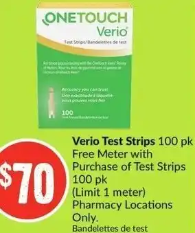 FreshCo Verio Test Strips 100pk offer