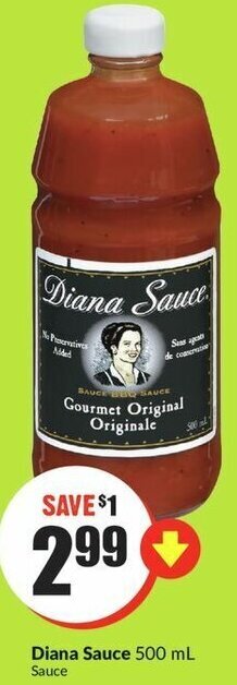 FreshCo Diana Sauce 500ml offer