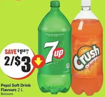 FreshCo Pepsi Soft Drink Flavours 2L offer
