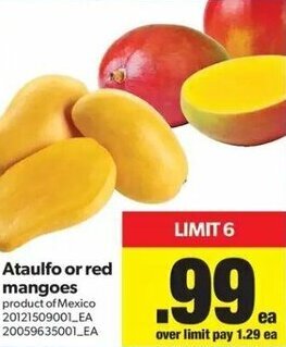 Real Canadian Superstore Ataulfo or Red Mangoes offer