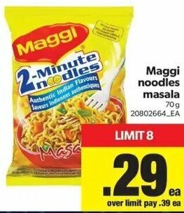 Real Canadian Superstore Maggi Noodles Masala 70g offer