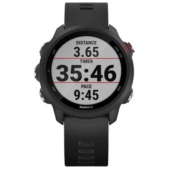 Best Buy Garmin forerunner 245 music 30mm gps watch with heart rate monitor - large - black offer