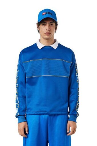 Diesel Sweatshirt with polo collar offer