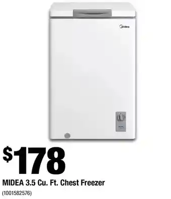 Home Depot Midea 3.5 Cu. Ft. Chest Freezer offer