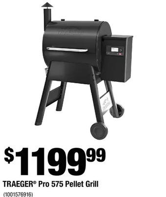 Home Depot Traeger Pro 575 Pellet Grill offer