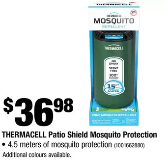 Home Depot Thermacell Patio Shield Mosquito Protection offer