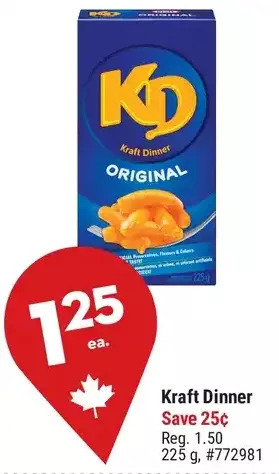 Giant Tiger Kraft Dinner offer