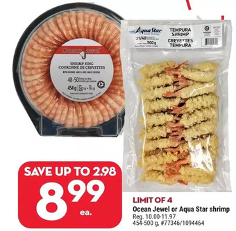 Giant Tiger Ocean Jewel Shrimp offer